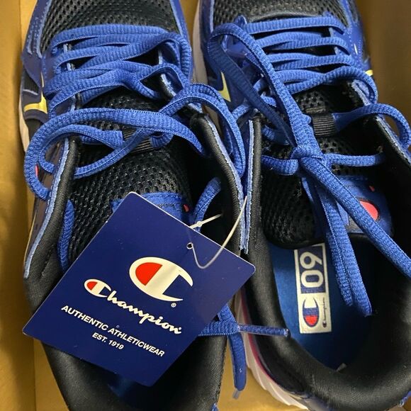 NWT Women’s Champion Running Shoes Blue Black Pink Size 9M V SRS Approach comfy - Picture 1 of 12